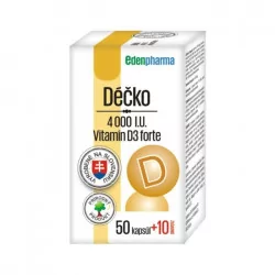 EDENPharma Déčko 4000 I.U. kapsuly 60 ks