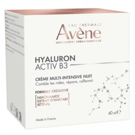 AVENE HYALURON ACTIV B3 krém multi intenzívny nočný krém 40 ml