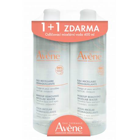 AVENE LOTION MICELLAIRE micelárna voda 2 x 400 ml