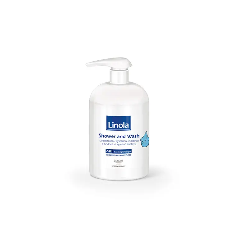Linola Shower and Wash emulzný gél 500 ml MEDIKAMENT.sk