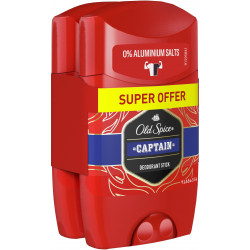 Old Spice Captain Antiperspirant Stick 2 x 50 ml