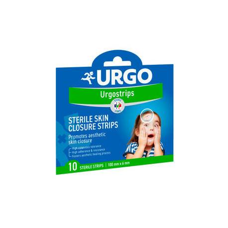 URGO Urgostrips STERILE SKIN CLOSURE STRIPS sterilné samolepiace chirurgické stehy 10 ks