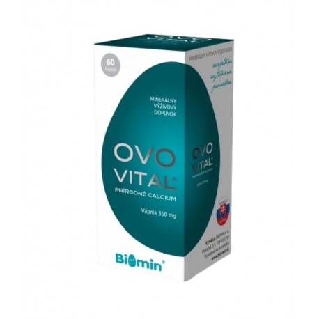BIOMIN Ovovital prírodné Calcium kapsuly 60 ks
