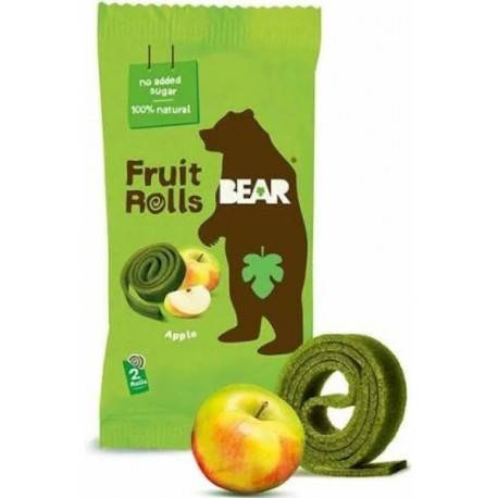 BEAR Jablkové rolky ovocné 20 g 1ks