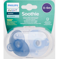 AVENT CUMLÍK 0-6M Soothie pre chlapca na utišovanie 2 ks