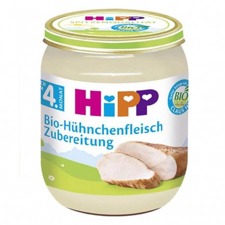 HiPP BIO PRÍKRM Kuracie mäso pyré 125 g