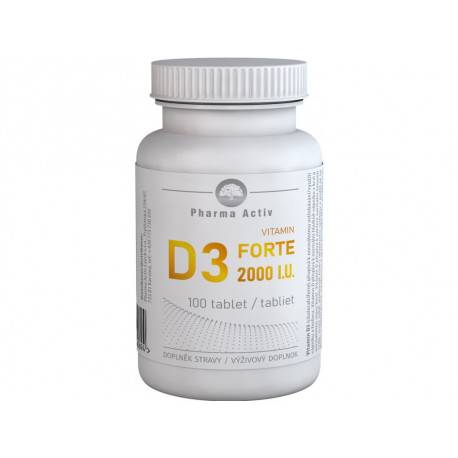 Pharma Activ Vitamin D3 FORTE 2000 I.U. tablety 100 ks