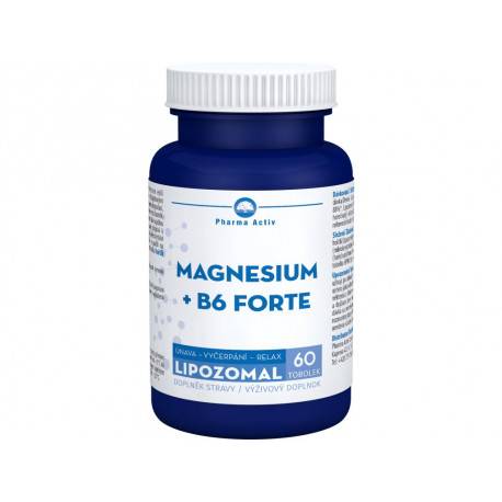 Pharma Activ Lipozomal MAGNESIUM + B6 FORTE kapsuly 60 ks