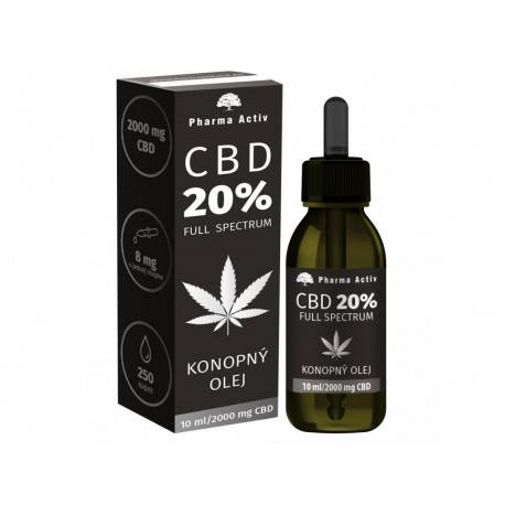 Pharma Activ CBD 20% Full Spectrum KONOPNÝ OLEJ 10 ml