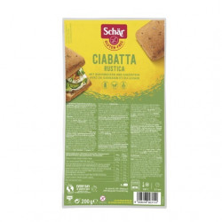 Schär CIABATTA RUSTICA žemle bezgluténové predpečené celozrnné 4 x 50 g 