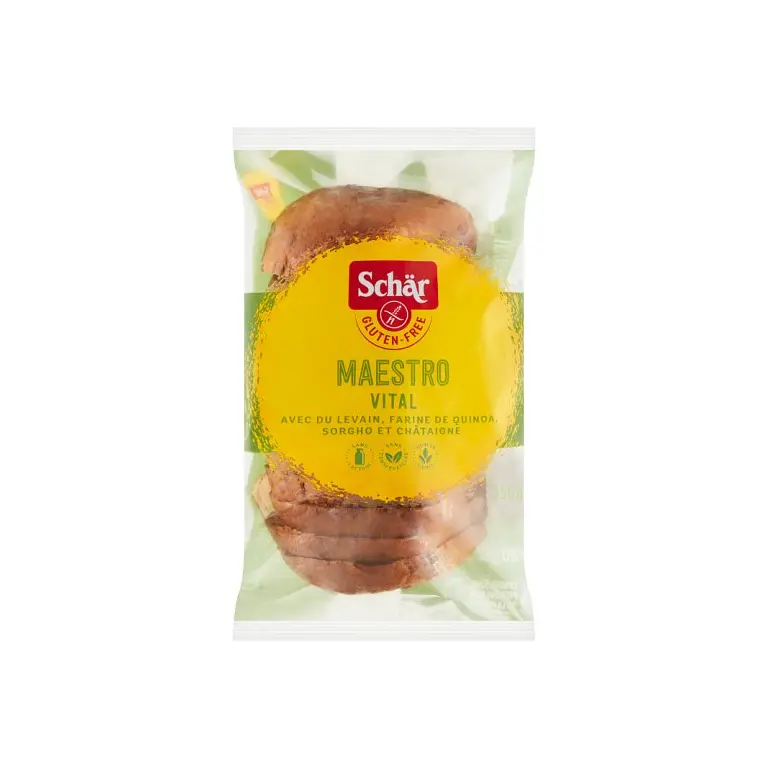 Schär MAESTRO VITAL chlieb bezgluténový kysnutý viaczrnný krájaný 350 g