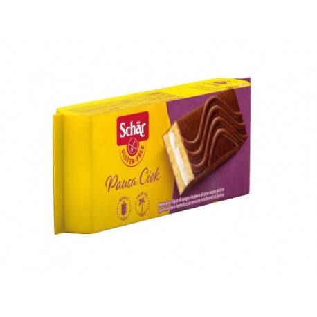 Schär PAUSA CIOK jemné pečivo bezgluténové s mliečnym krémom v čokoláde 10 x 35 g