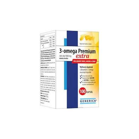 GENERICA 3-omega Premium extra kapsuly 100 ks