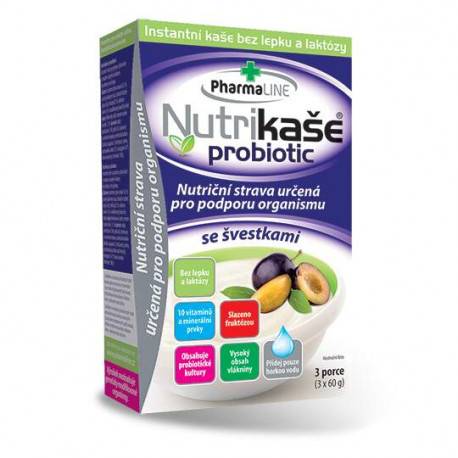 Nutrikaša probiotic se švestkami 3 x 60 g