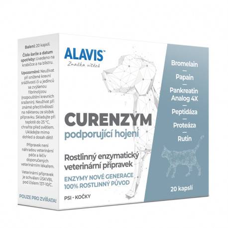 ALAVIS ENZYMOTERAPIA pre psy a mačky kapsuly 20 ks