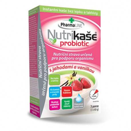 Nutrikaša probiotic s malinami 3 x 60 g