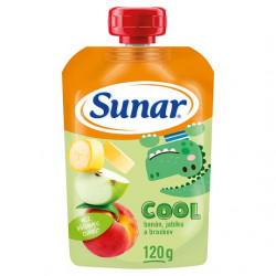 Sunar COOL ovocie Broskyňa Banán Jablko 120 g