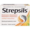 Strepsils Pomaranč s vitamínom C pastilky 24 ks