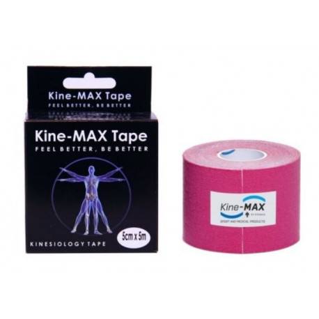 Kine-MAX Classic Kinesiology Tape ružová tejpovacia páska 5cm x 5m 1 ks