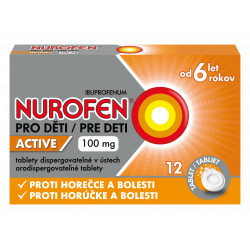 NUROFEN pre deti Active 100 mg tablety 12 ks