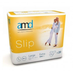 amd Slip Extra Large inkontinenčné plienky obvod bokov 100 - 160 cm 20 ks