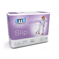 amd Slip Maxi Large inkontinenčné plienky obvod bokov 100 - 160 cm 20 ks