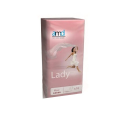 amd Lady Maxi inkontinenčné vložky pre ženy 38,5 x 14,1 cm 16 ks