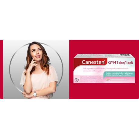 Canesten GYN 1 deň mäkká vaginálna kapsula 1ks + aplikátor