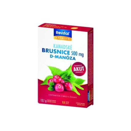 Revital KANADSKÉ BRUSNICE AKUT kapsuly 15 ks