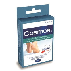Cosmos Na pľuzgiere na päte náplasti 45 x 76 mm 5 ks