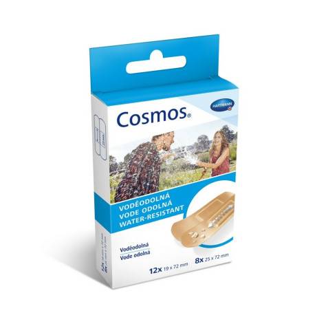 Cosmos Vodeodolná náplasť na rany 2 veľkosti 20 ks