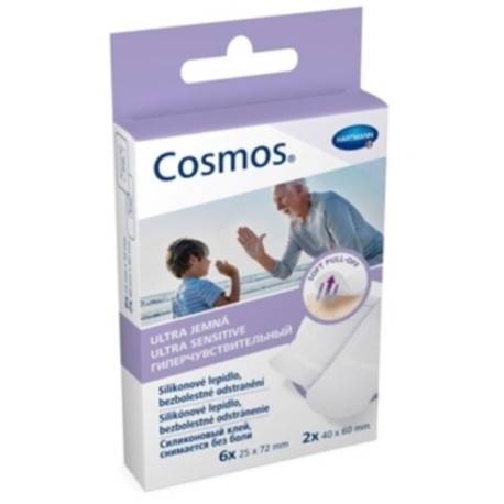 Cosmos Ultra jemná náplasť 25 x 72 mm 6 ks 40 x 60 mm 2 ks 1 set