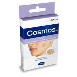 Cosmos Jemná náplasť na rany okrúhla priemer 2,2 cm 20 ks