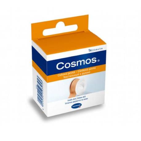 Cosmos Cievková jemná náplasť fixačná z netkaného textilu 2,5 cm x 5 m 1 ks