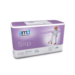 amd Slip Maxi Medium inkontinenčné plienky obvod bokov 70 - 110 cm 20 ks