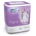 amd Pant Maxi Large plienkové nohavičky navliekacie obvod bokov 90 - 150 cm 14 ks 