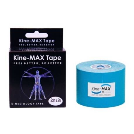 Kine-MAX Classic Kinesiology Tape modrá tejpovacia páska 5cm x 5m 1 ks