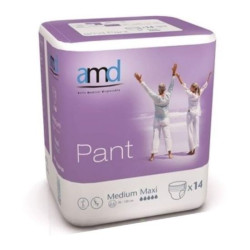 amd Pant Maxi Medium plienkové nohavičky navliekacie obvod bokov 70 - 120 cm 14 ks