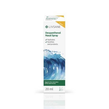 LIVSANE Nosový sprej Dexpanthenol s morskou vodou izotonickou 20 ml