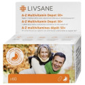 LIVSANE A-Z Multivitamín komplex 50+ tablety 60 ks