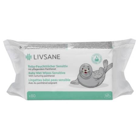 LIVSANE Detské vlhčené obrúsky 80 ks