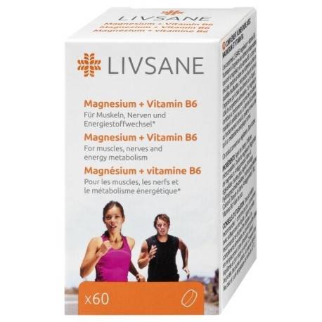 LIVSANE Magnézium + Vitamín B6 tablety 60 ks