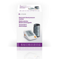 LIVSANE Elektronický monitor krvného tlaku tlakomer s manžetou na rameno 1 ks