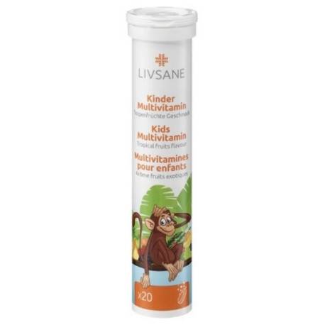 LIVSANE A-Z Multivitamín pre deti šumivé tablety 20 ks