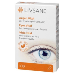 LIVSANE Podpora pre zdravé oči kapsuly 30 ks