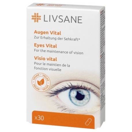 LIVSANE Podpora pre zdravé oči kapsuly 30 ks