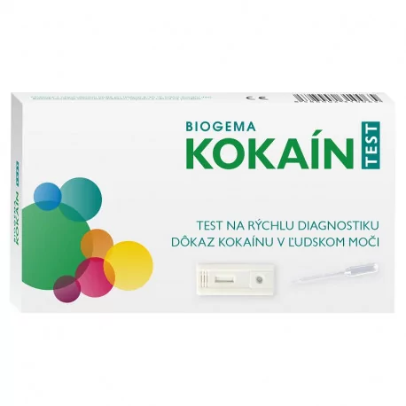 KOKAÍN TEST test na stanovenie drogy v moci 1 ks