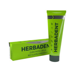 HERBADENT original HOMEO Bylinná zubná pasta bez fluóru a mentolu 100 g