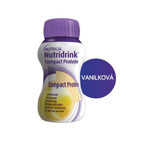 NUTRIDRINK COMPACT PROTEIN s vanikovou príchuťou 24 x 125 ml