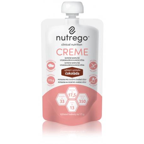 Nutrego CREME s príchuťou čokoláda 12 x 175 g 